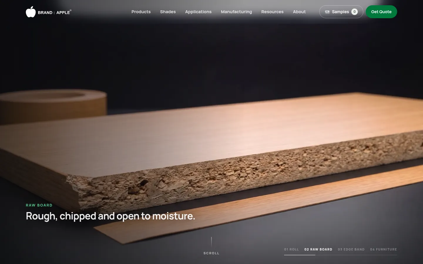 Apple PVC website homepage