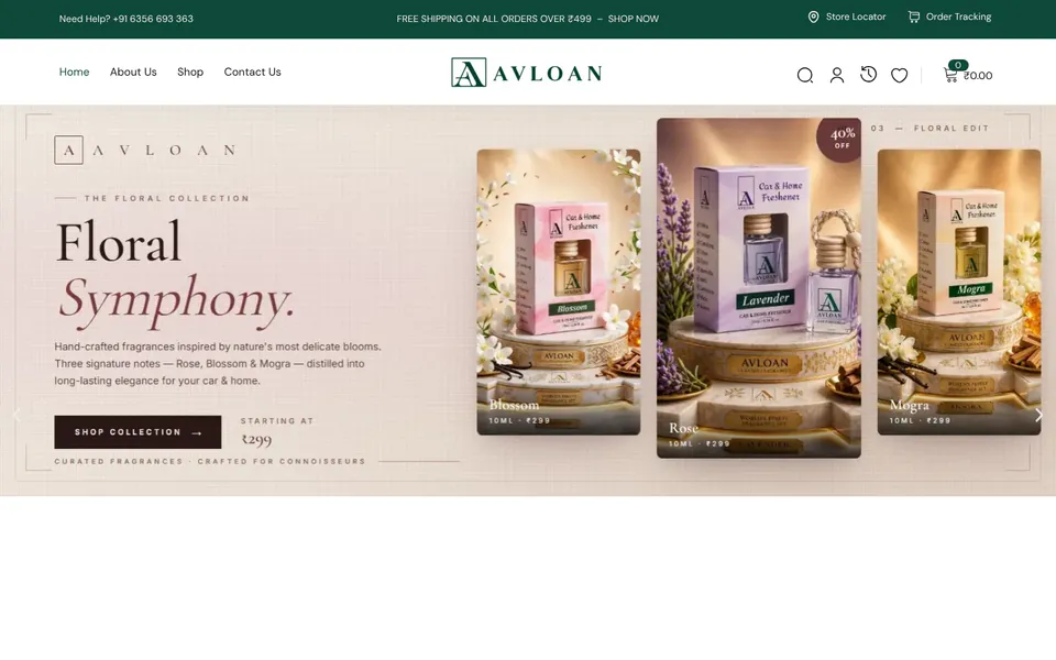AVLOAN website homepage